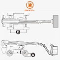 Чертеж Телескопический подъемник AURORA BT22CRT2