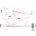 Чертеж Телескопический подъемник AURORA T20J 