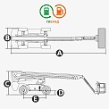 Чертеж Телескопический подъемник AURORA BT34HRT