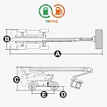 Чертеж Телескопический подъемник Dingli BT24BHRT