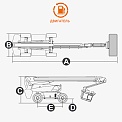 Чертеж Телескопический подъемник AURORA BT26BRT