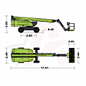 Чертеж Телескопический подъемник AURORA ZT26J-V