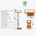 Чертеж Ножничный подъемник AURORA JCPT1008AC