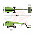 Чертеж Телескопический подъемник AURORA ZT30J